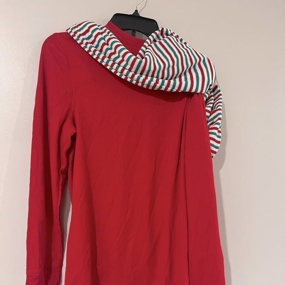 Matching Mens Thermal Waffle Holiday Stripe Mix It Pajama Set stripe bright S - Picture 10 of 14